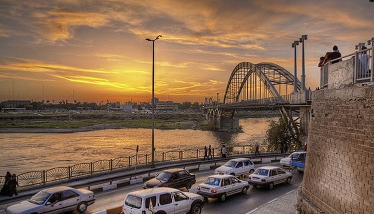 پل سفید اهواز یا پل معلق یا پل هلالی