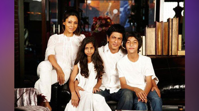 شاهرخ خان و خانواده اش